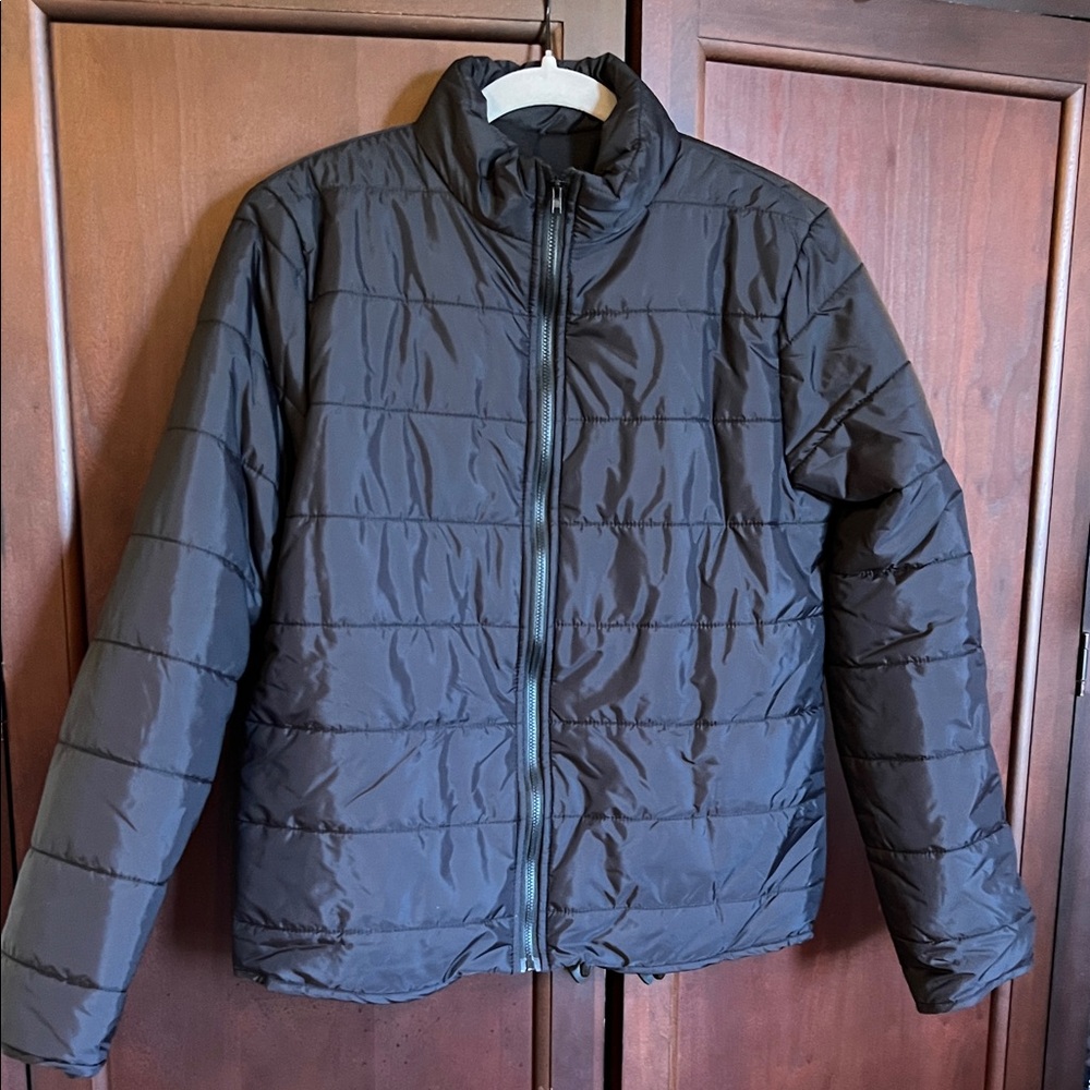 SHEIN Black Puffer Jacket